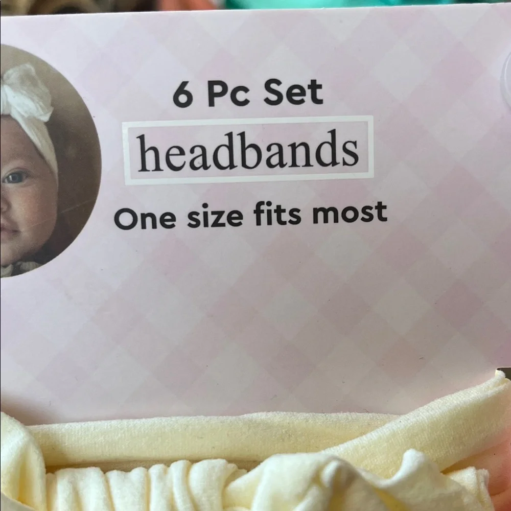 Baby/ Kids Headbands Set - Pink, Yellow, Green, White, Floral